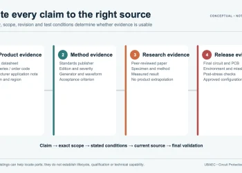 Engineering evidence chain from exact product documents and standards through research and final-system validation