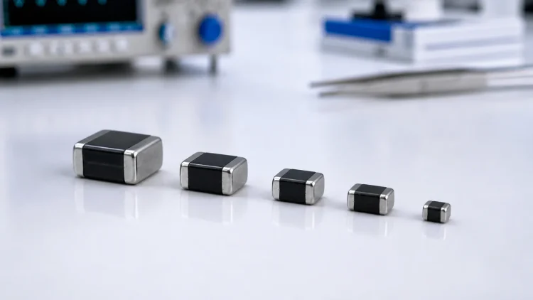 Multilayer varistors in several chip sizes with black glass-ceramic bodies and silver end terminations