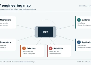 MLV engineering knowledge map linking mechanism, parameters, selection, reliability, applications and evidence